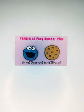 Load image into Gallery viewer, Cookie Monster Show Number Pins